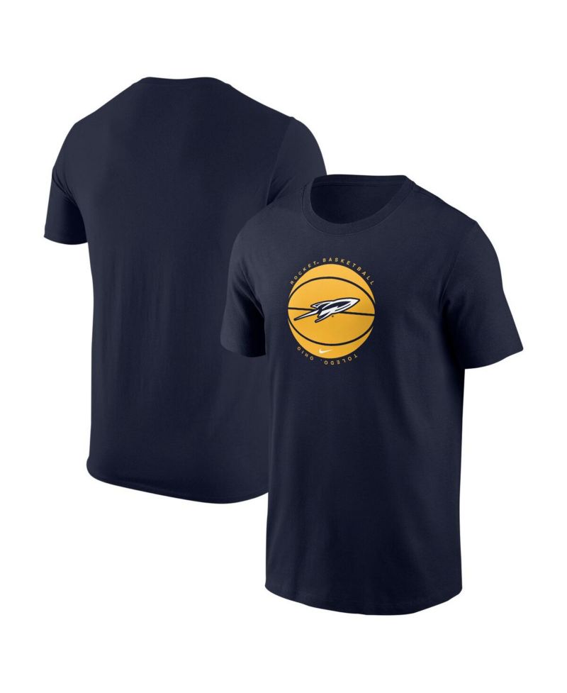 Men's Navy Toledo Rockets Basketball Core T-Shirt