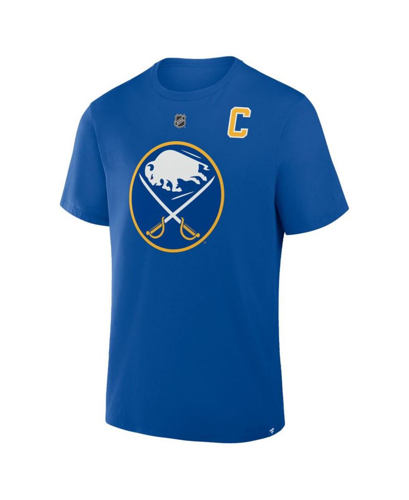 Men's Rasmus Dahlin Royal Buffalo Sabres Authentic Stack Name & Number T-Shirt
