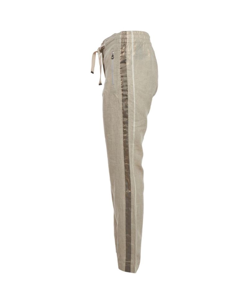 Women's Lurex Drawstring Trousers