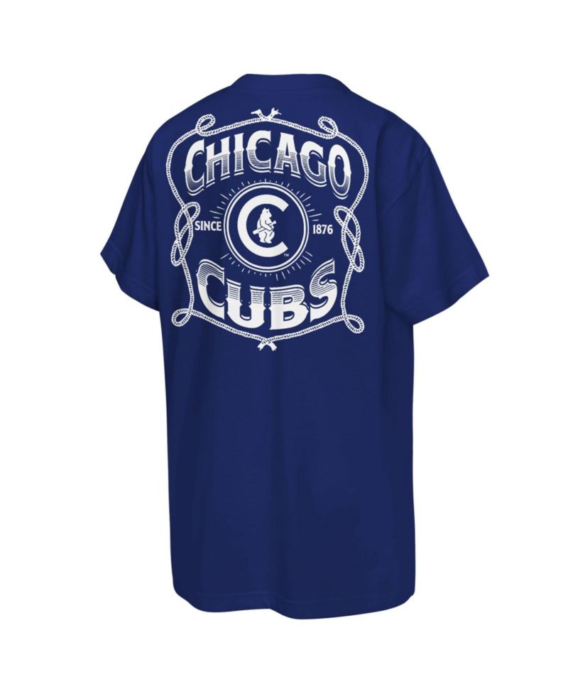 Boys' and Girls' Chicago Cubs Rodeo Rope Vintage-Inspired Crewneck T-Shirt