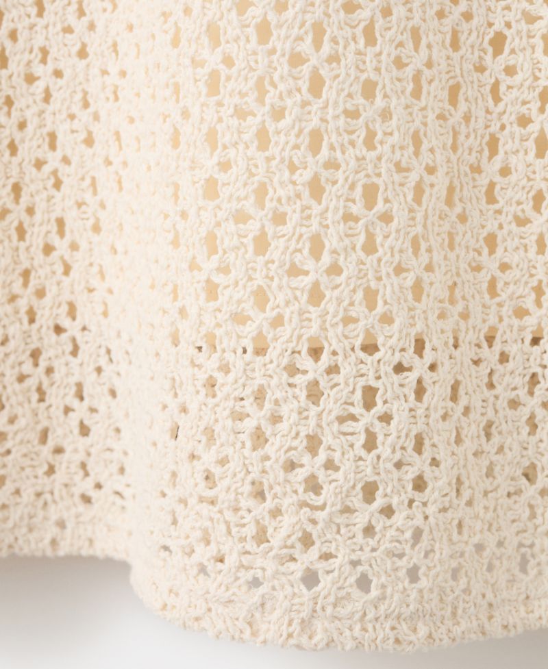 Women's Crochet Floral Dress