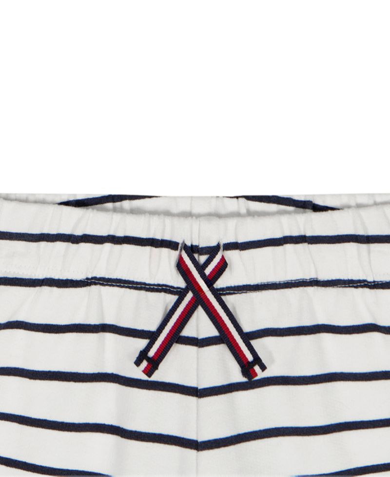 Baby Boys' Striped French Terry T-Shirt and Shorts, 2-Piece Set