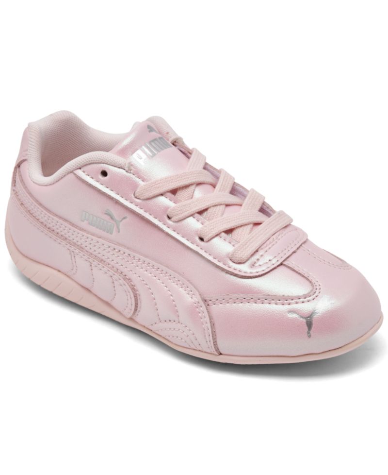 Little Girls' Speedcat OG Suede and Leather Retro Sneakers from Finish Line