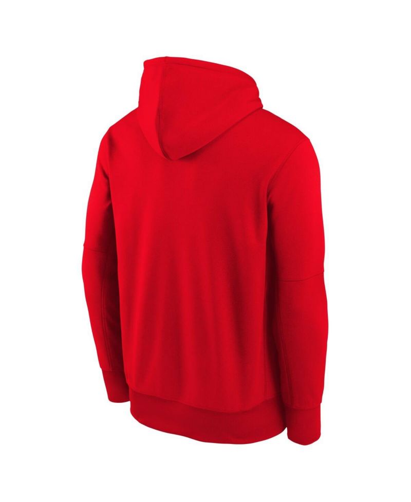 Big Boys and Girls Red St. Louis Cardinals Authentic Collection Therma-FIT Hoodie