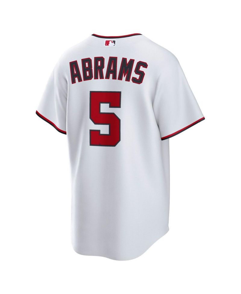 Men's CJ Abrams White Washington Nationals Home Replica Jersey