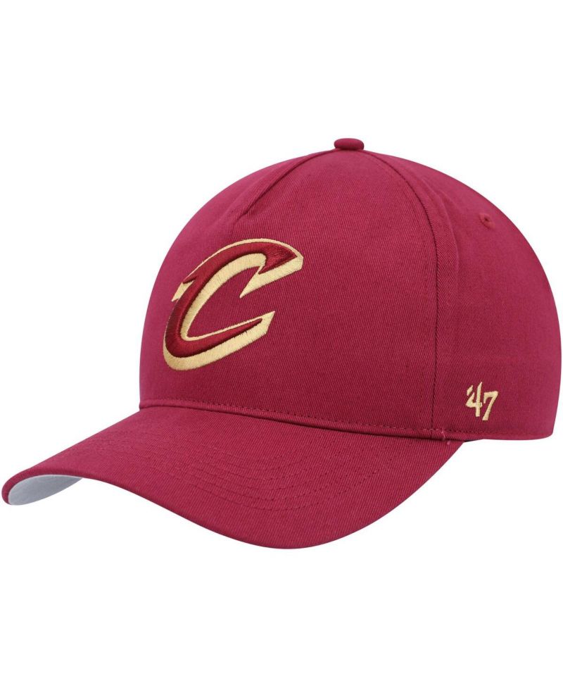 Men's Wine Cleveland Cavaliers Hitch Snapback Hat
