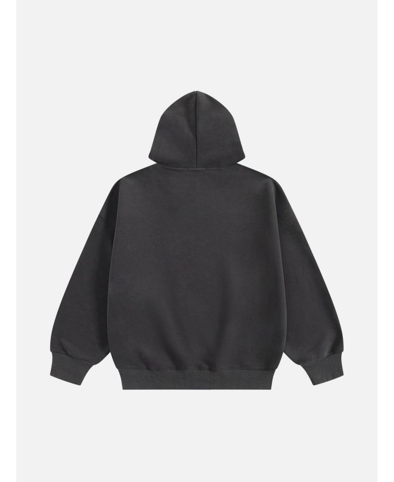 Women's Oversized Cherry-Print Pullover Hoodie