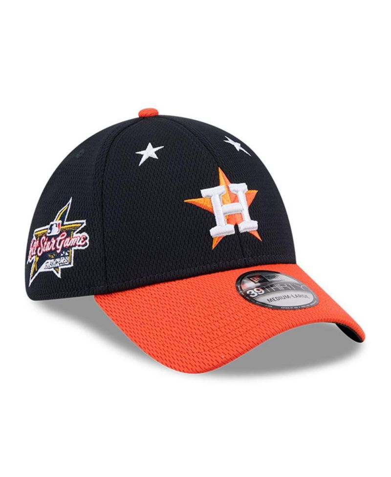 Men's Navy/Orange Houston Astros 2025 MLB All-Star Game 39THIRTY Flex Hat