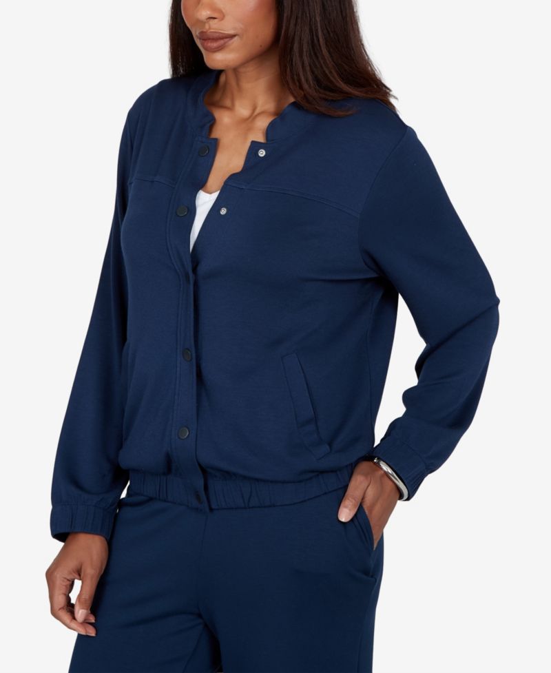 Women's Mandarin Collar Short Jacket