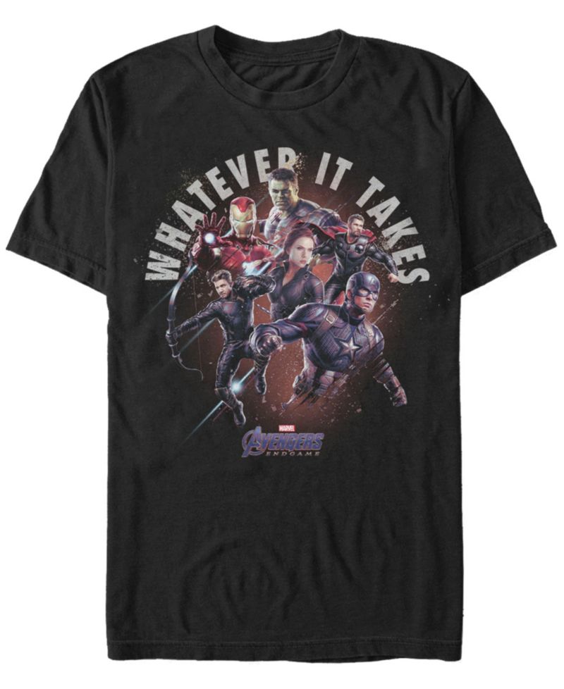 Marvel Men's Avengers Endgame Avengers Whatever It Takes Short Sleeve T-Shirt
