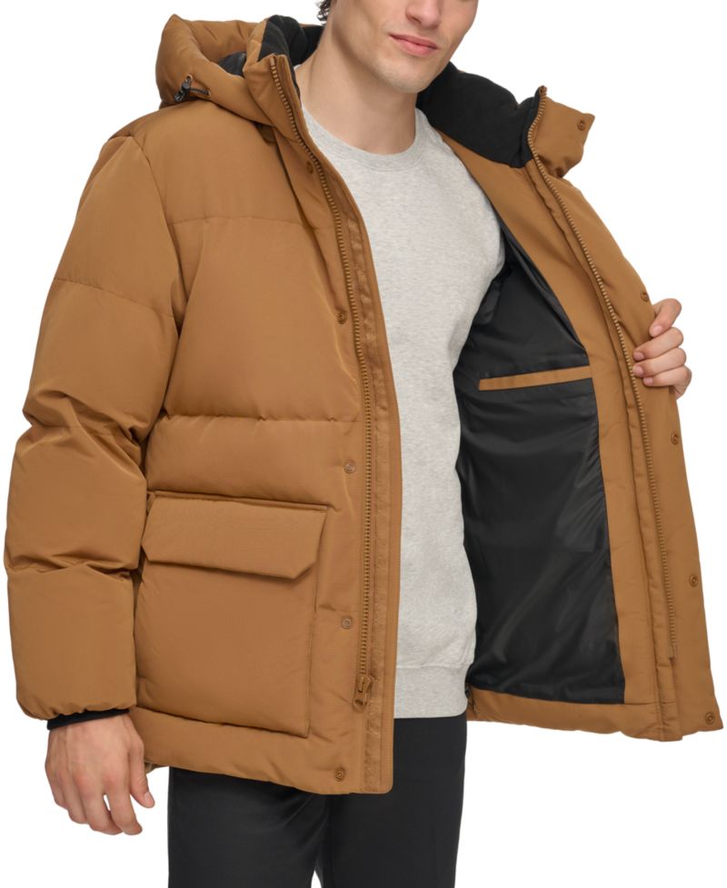 Men's Workwear Hooded Parka Jacket
