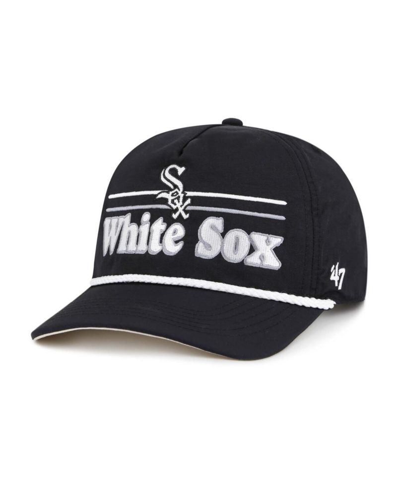 Men's Black Chicago White Sox Camp Scape Hitch Adjustable Hat