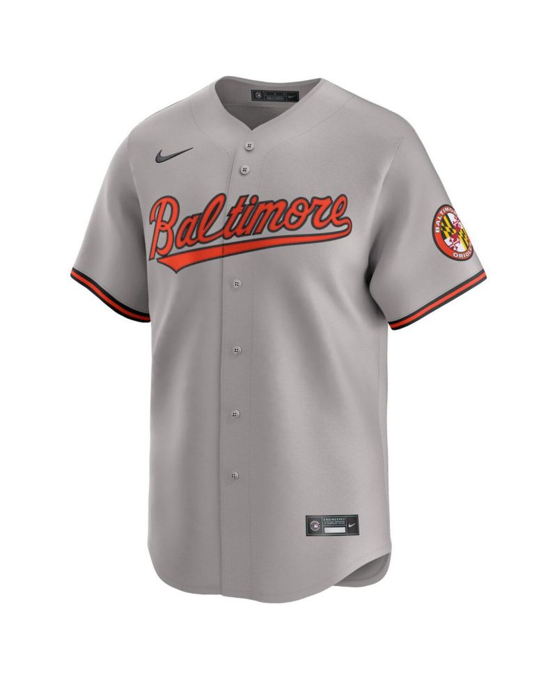 Men's Gray Baltimore Orioles Road Limited Jersey