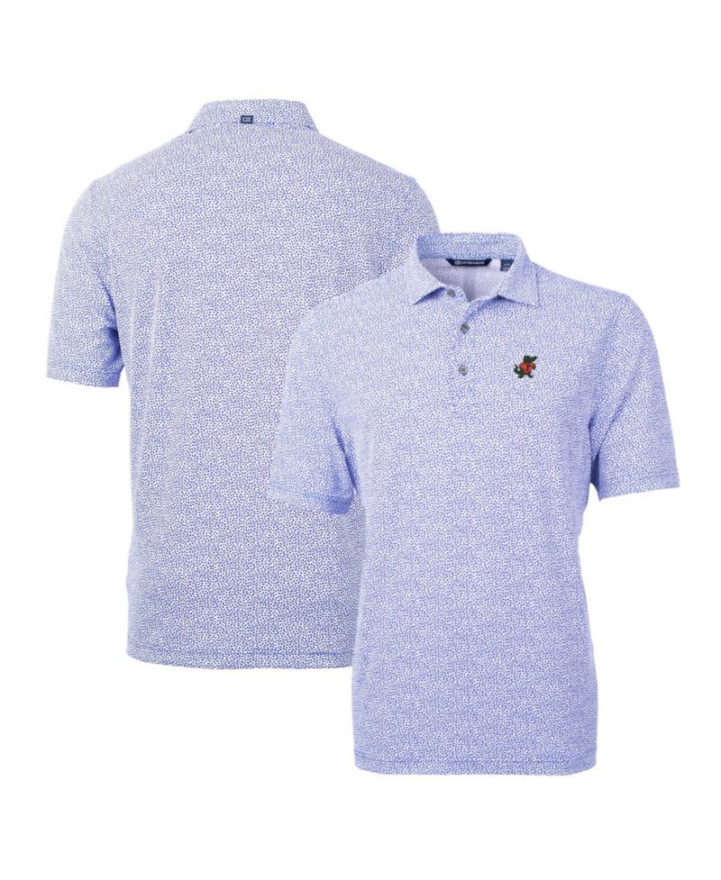 Cutter Buck Men's Royal Florida Gators Virtue Eco Pique Botanical Polo Shirt