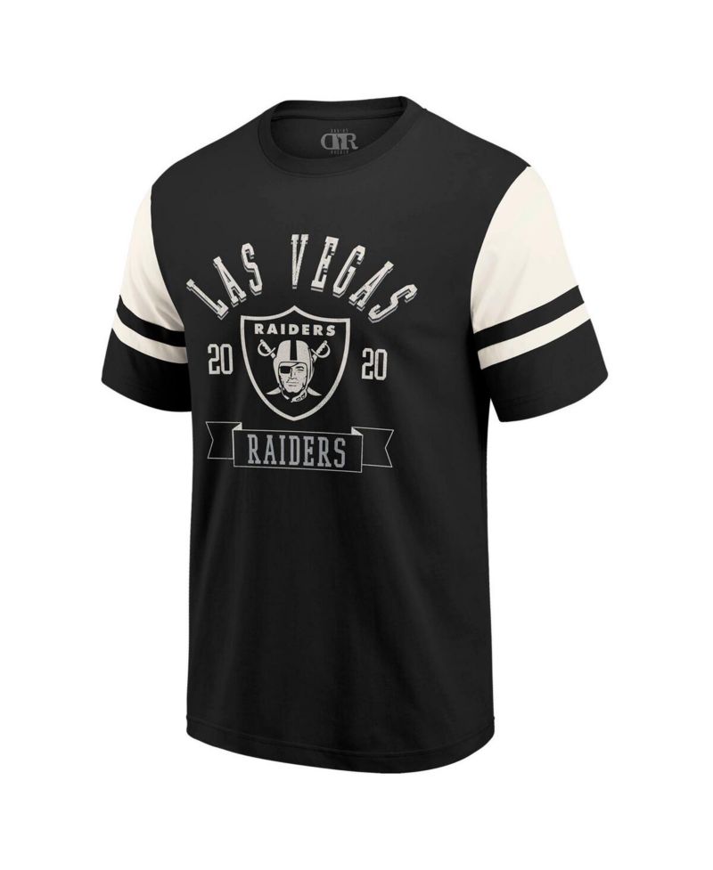Darius Rucker Collection by Men's Black Las Vegas Raiders Football T-Shirt