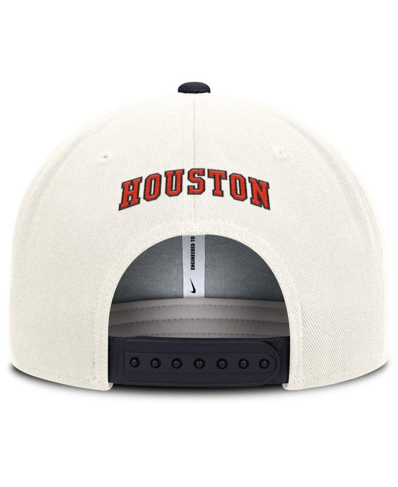 Men's Cream/Navy Houston Astros Cooperstown Pro Dri-FIT Snapback Hat
