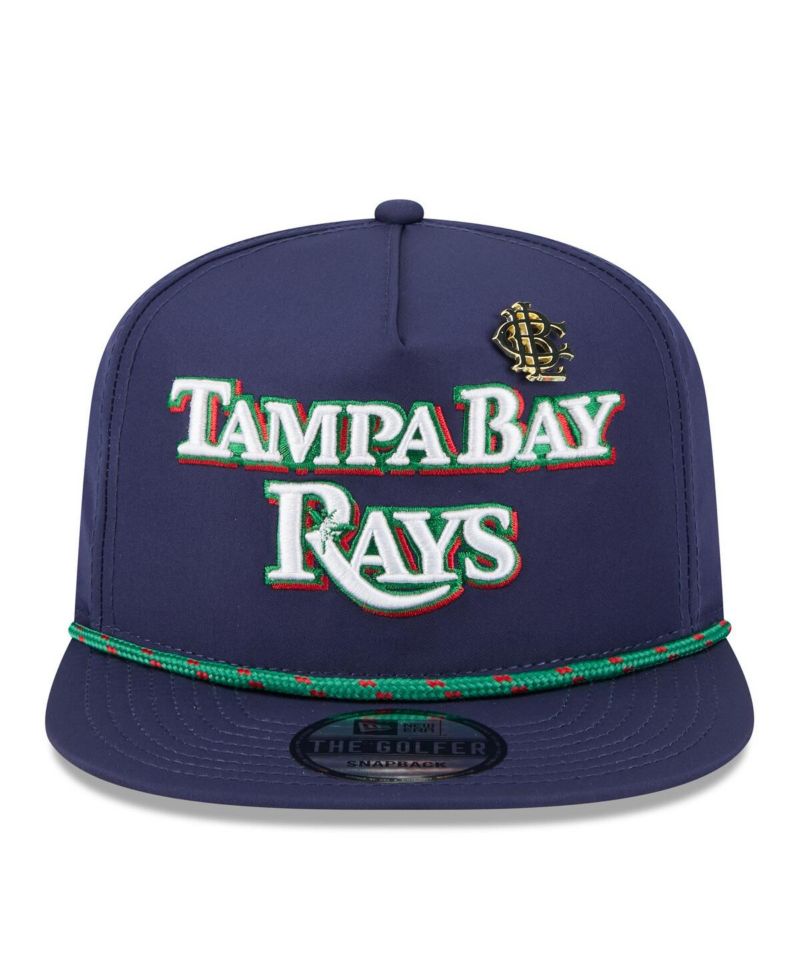 Men's Navy Tampa Bay Rays 2025 Big League Chew Golfer Snapback Hat