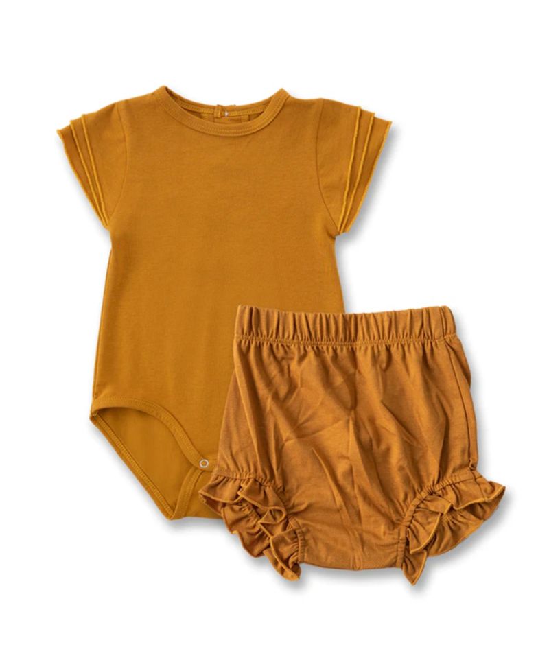 Baby Girls 2-Piece Bodysuit and Bloomer Set