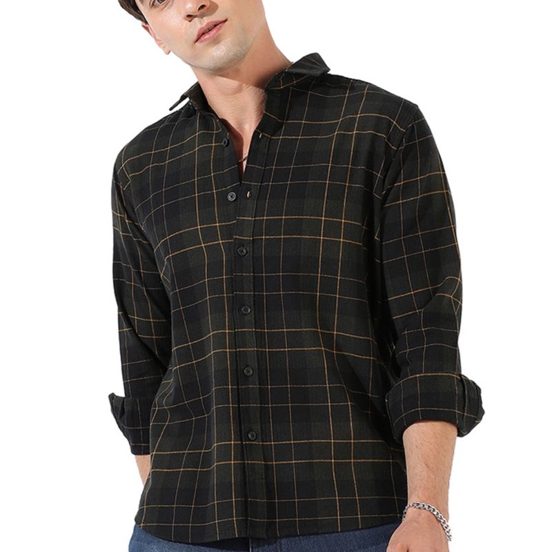 Men's Checkered Casual Shirt