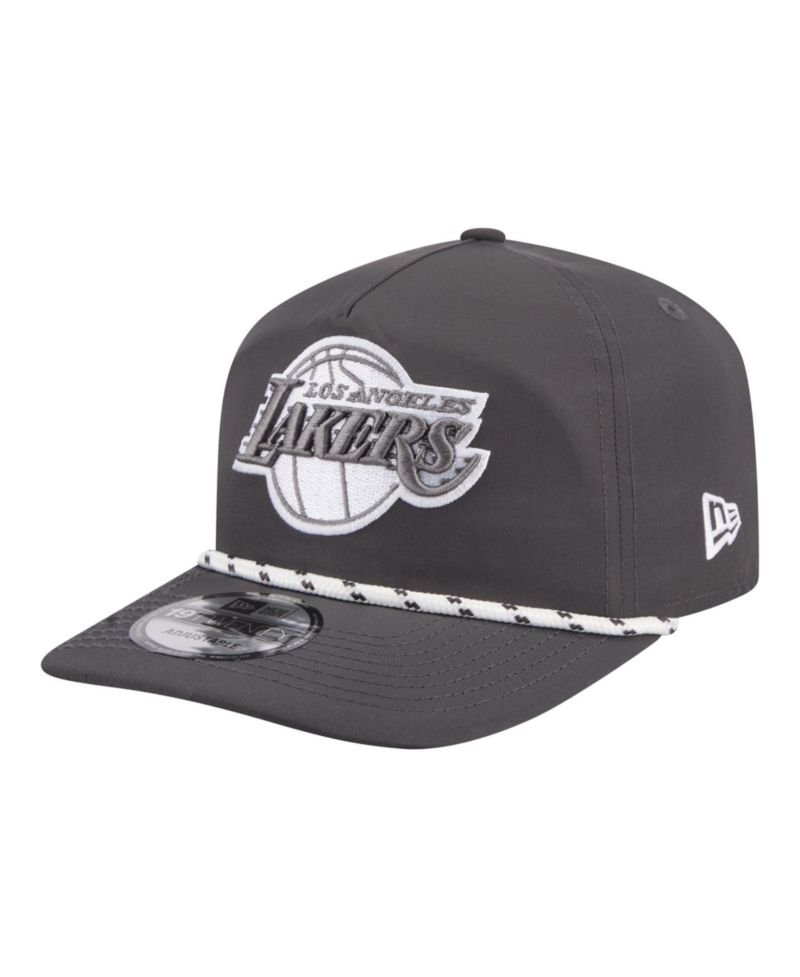 Men's Graphite Los Angeles Lakers Tonal Rope 19TWENTY Adjustable Hat