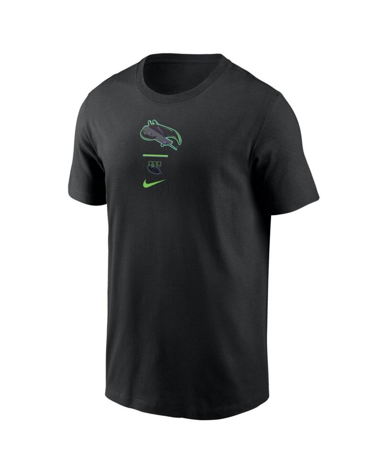 Men's Black Tampa Bay Rays City Connect 2-Hit T-Shirt