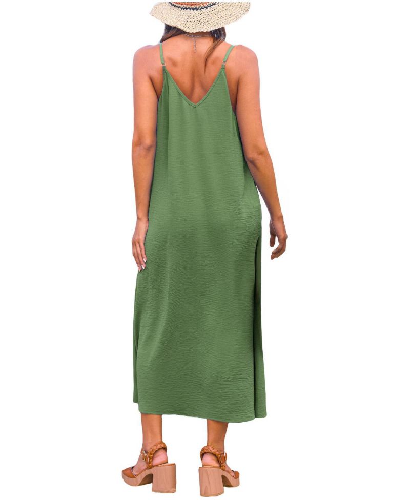 Women's Let It Slide Blue Maxi Beach Dress