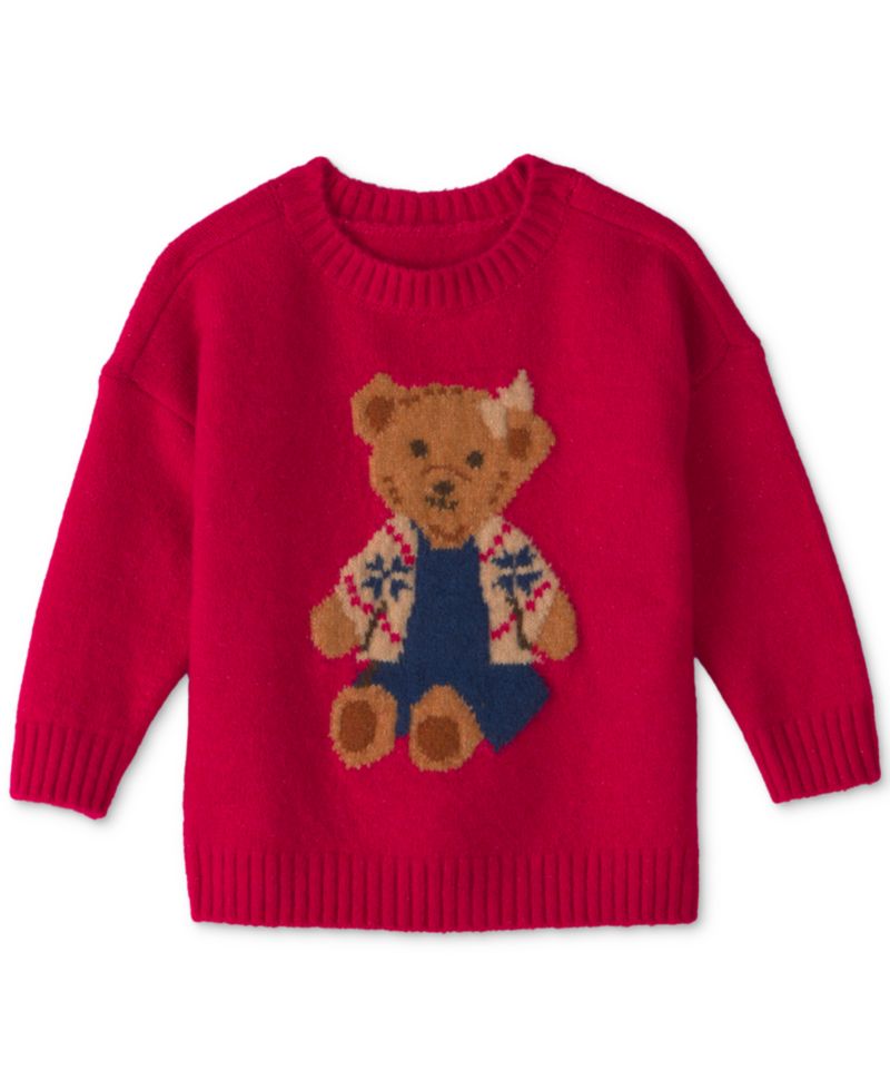 Baby Girls' Long-Sleeve Crew Neck Sweater