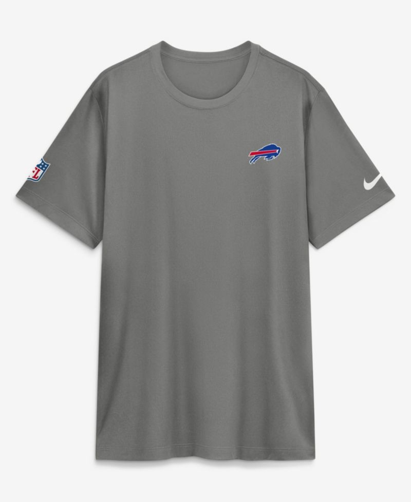 Men's Gray Buffalo Bills Alt Legend Small Logo Dri-FIT T-Shirt