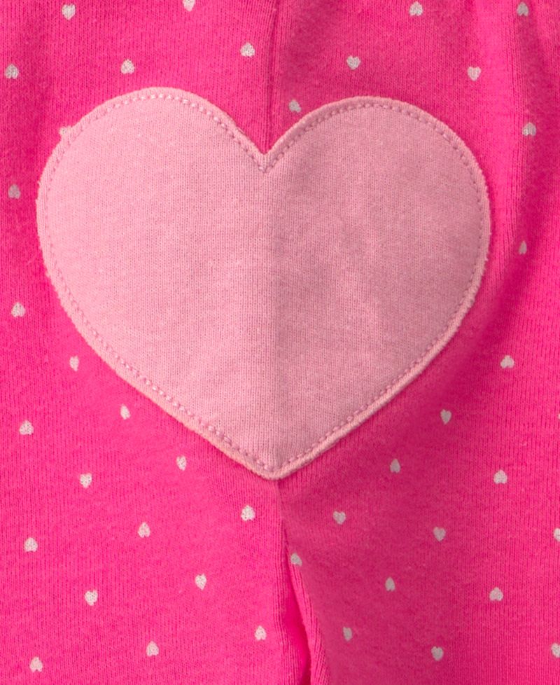 Baby Girls' Crewneck Bodysuit and Pants, 3-Piece Set