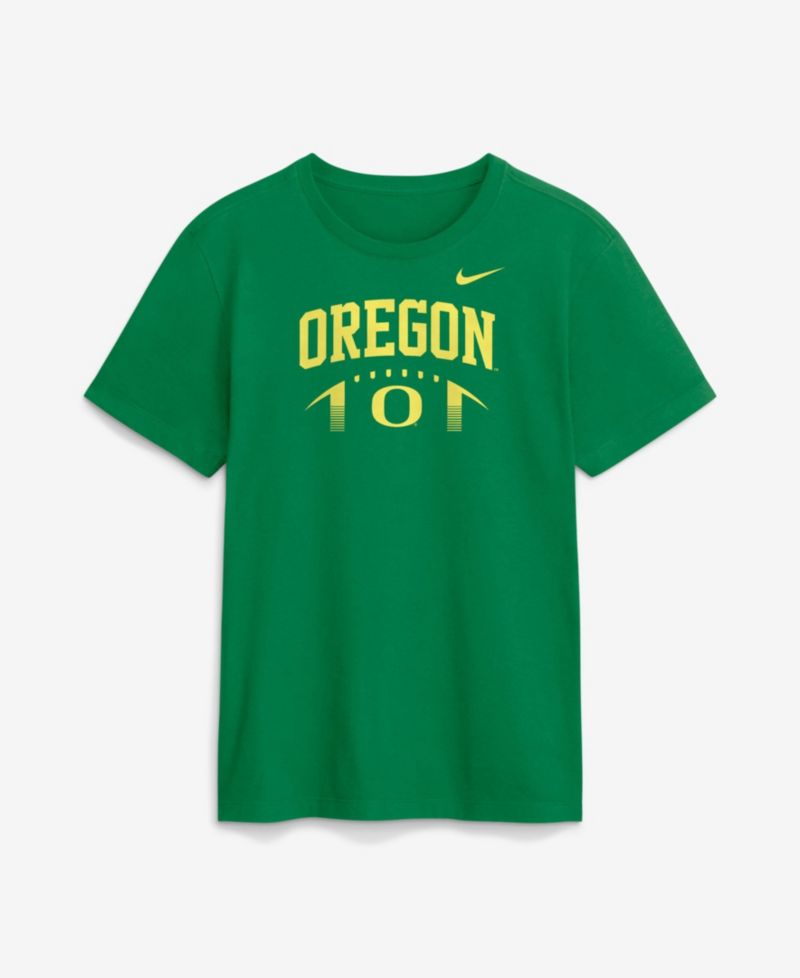 Men's Green Oregon Ducks Primetime Football Icon T-Shirt