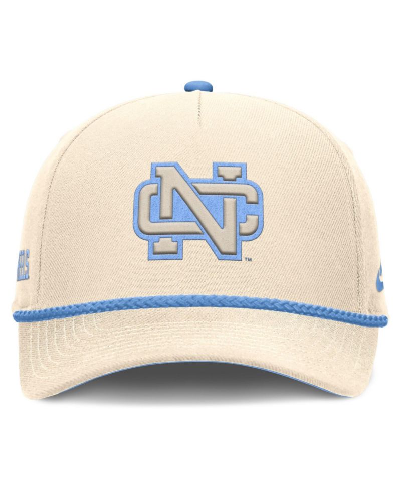 Men's and Women's Natural North Carolina Tar Heels Legacy Vintage Rope Rise Adjustable Hat