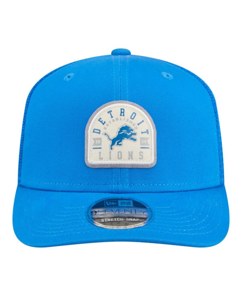 Men's Blue Detroit Lions Contest 9SEVENTY Adjustable Trucker Hat