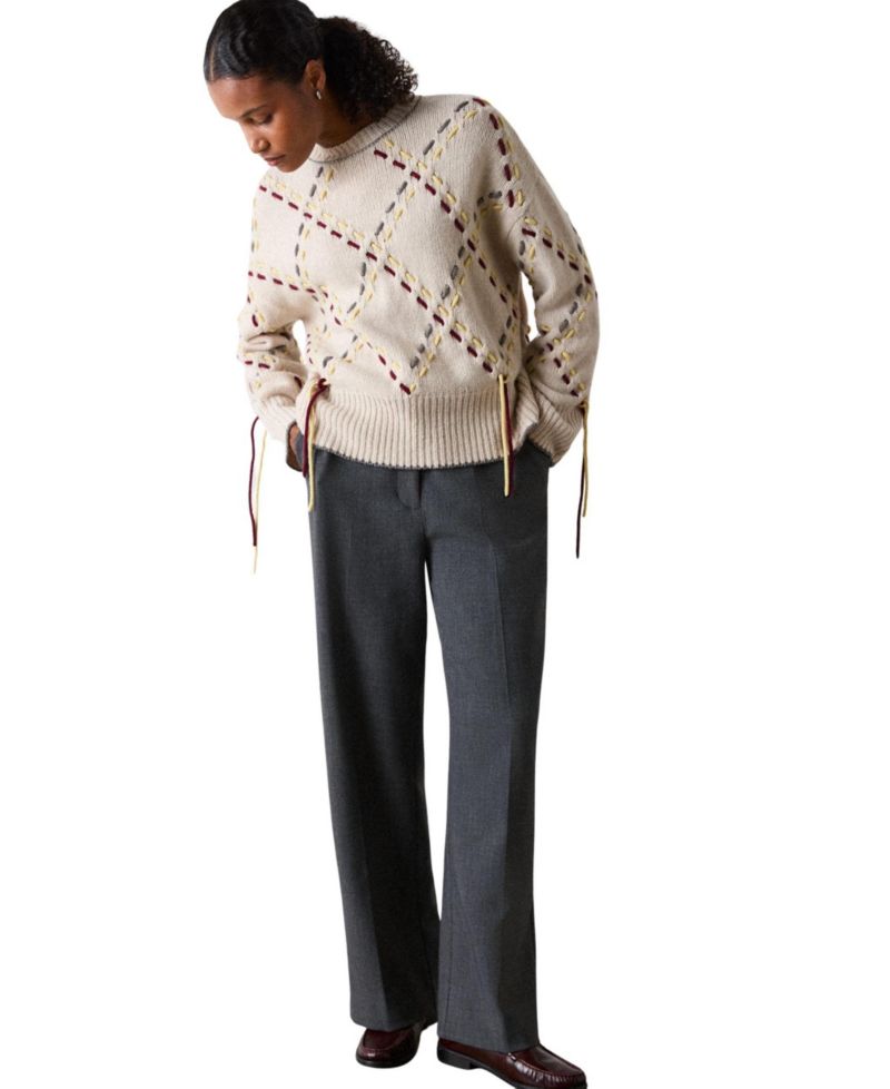Women's High-Rise Straight-Leg Trouser