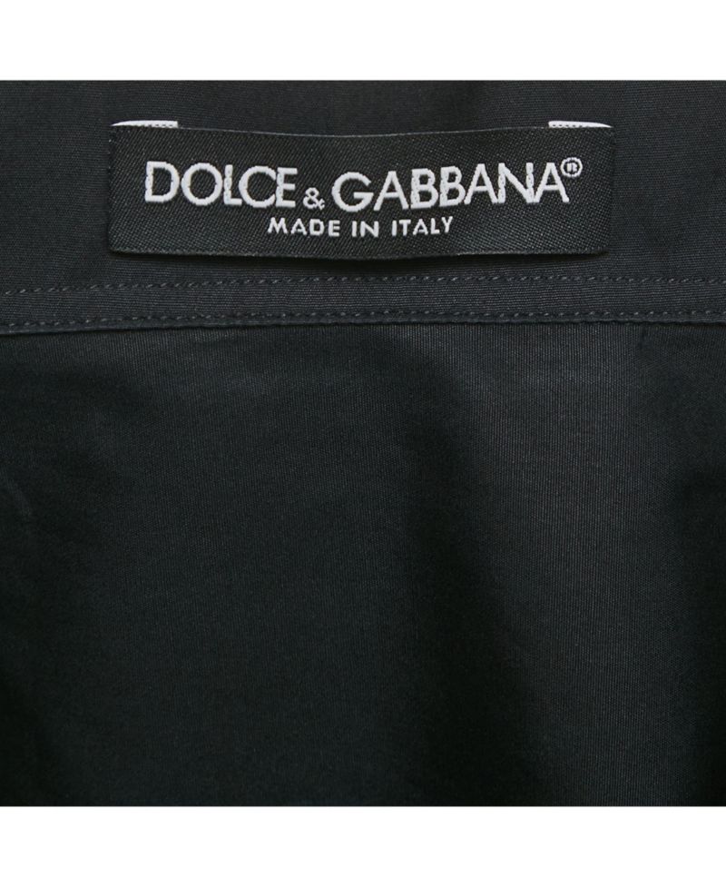 Women's Pre-Owned Dolce and Gabbana Black Cotton Oversize Tunic