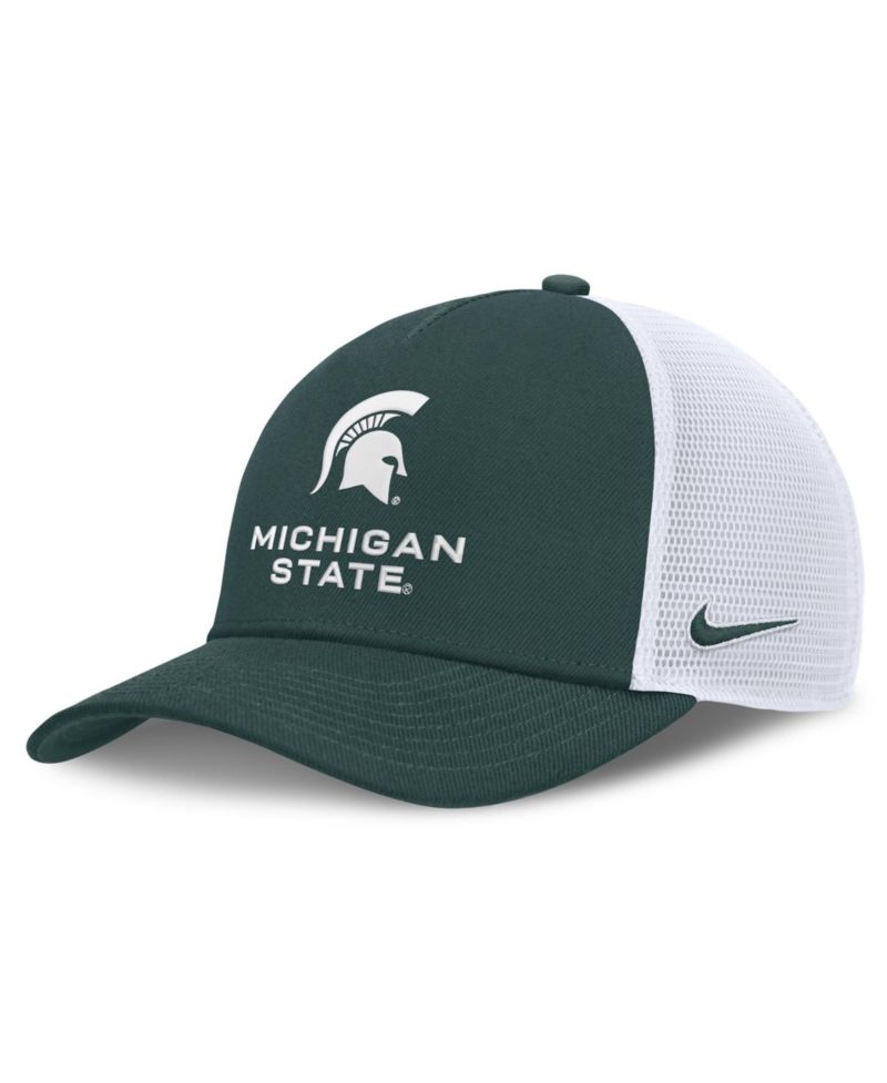 Men's and Women's Forest Green Michigan State Spartans 2026 On-Field Gameday Trucker Hat