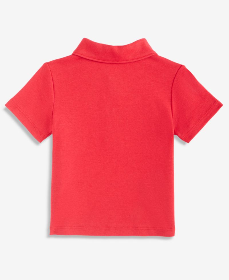 Baby Boys' 3M-24M Mix & Match Short-Sleeve Gingerbread Polo Top