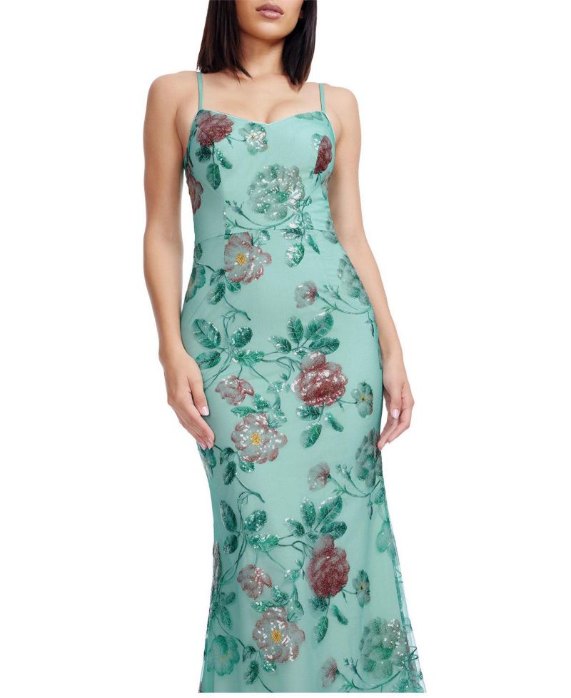Women's Giovanna Floral Sequin Mermaid Gown