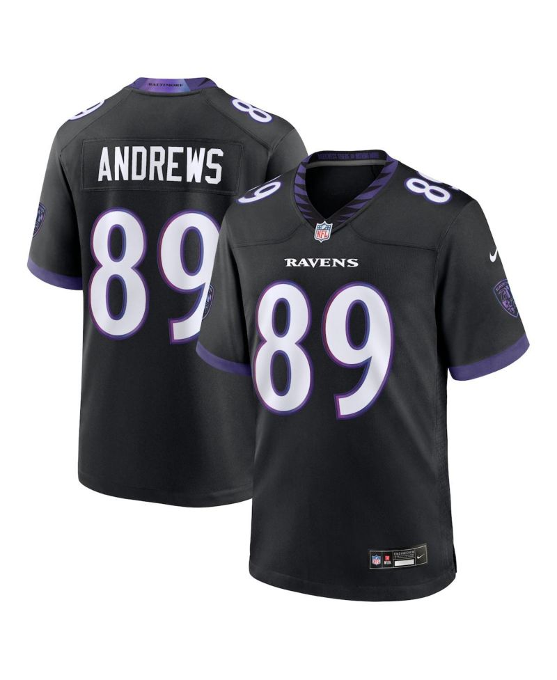 Men's Mark Andrews Black Baltimore Ravens Alternate Game Jersey