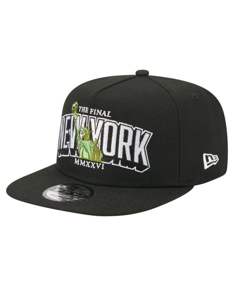 Men's Black The Final Match 9FIFTY A-Frame Snapback Hat