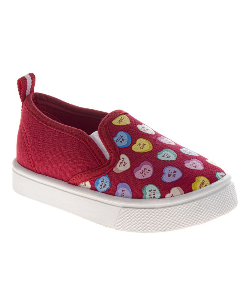 Big Girls Hearts Slip-On Shoes Adorable