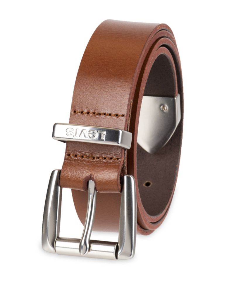 Women's Western Metal Tip End Leather Pant Belt