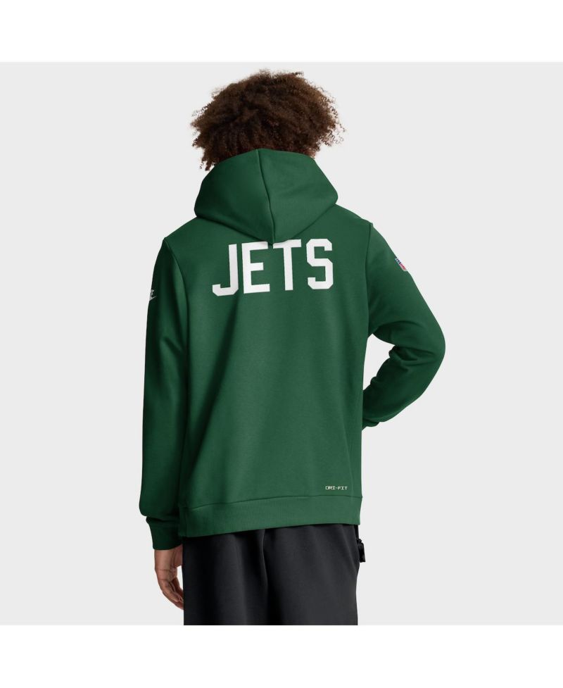 Men's Green New York Jets Sideline Standard Issue Alt 2 Dri-FIT Hoodie