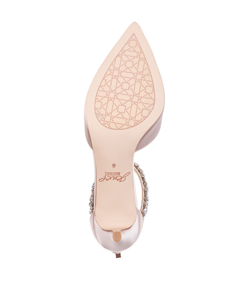 Women's Raleigh Rhinestone Ankle Strap Evening Pumps