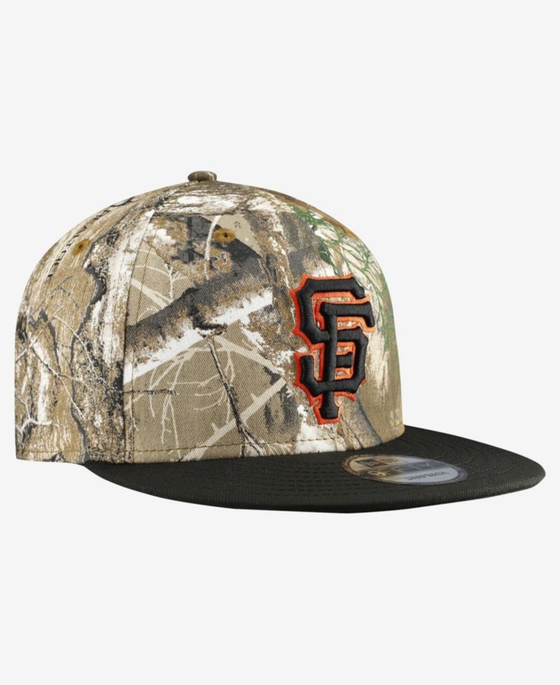 Men's Camo San Francisco Giants Realtree Orange Pop 9FIFTY Snapback Hat
