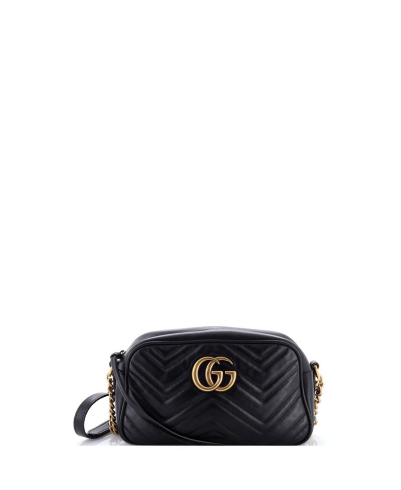Small GG Marmont Shoulder Bag Matelasse Leather