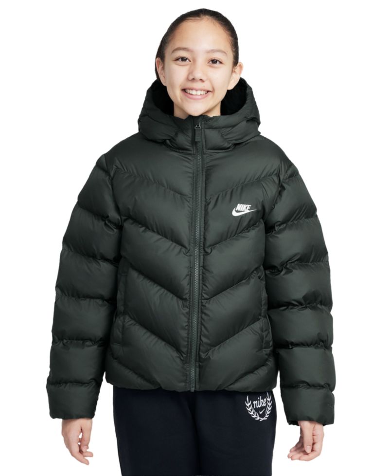 Boys' and Girls' 8-20 Sportswear All Day Play Long-Sleeve Puffer Jacket