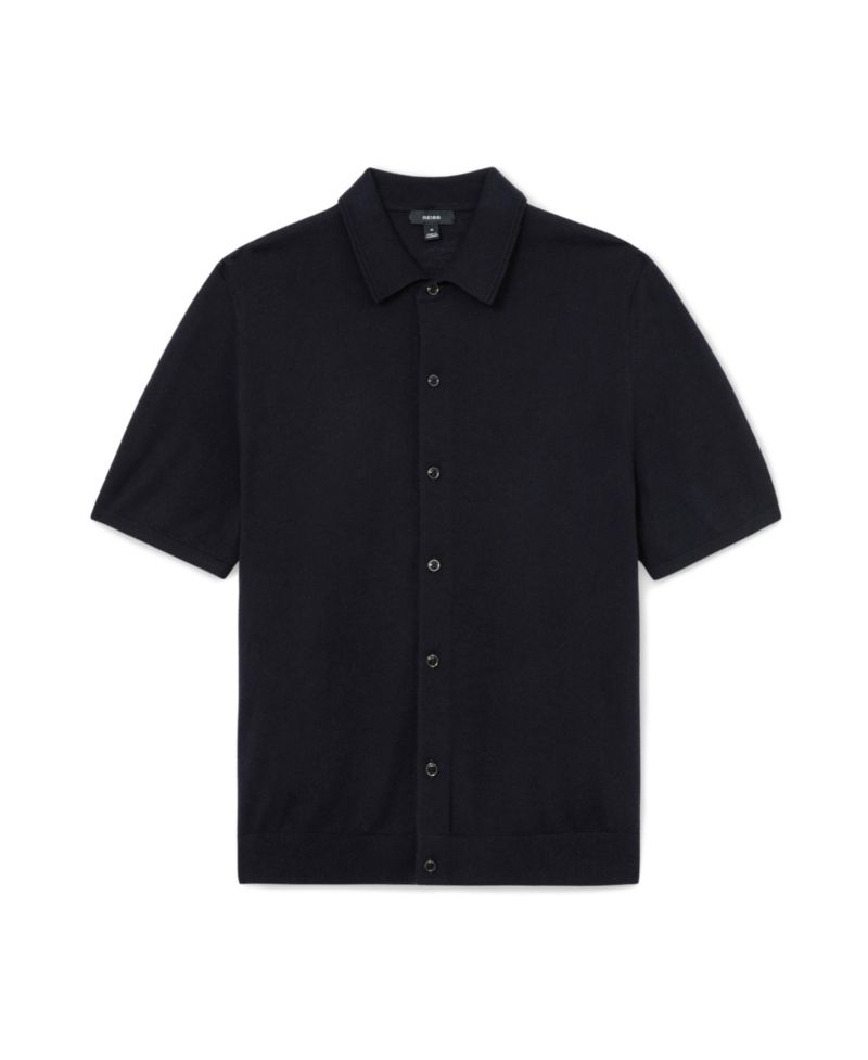 Men's Drayton Button Through Merino Shirt