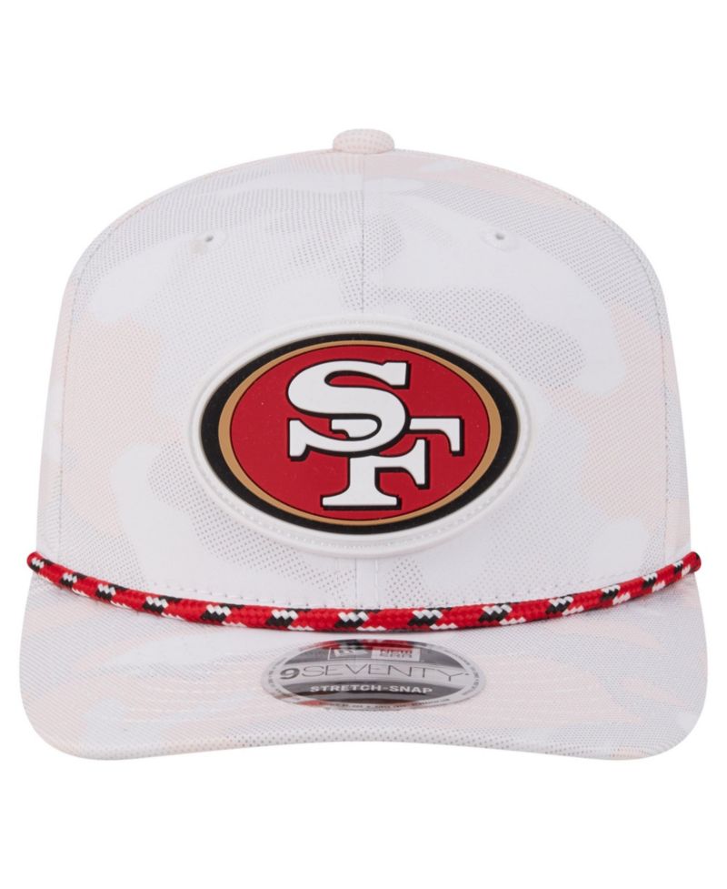 Men's White San Francisco 49ers Camo Rope 9SEVENTY Adjustable Hat