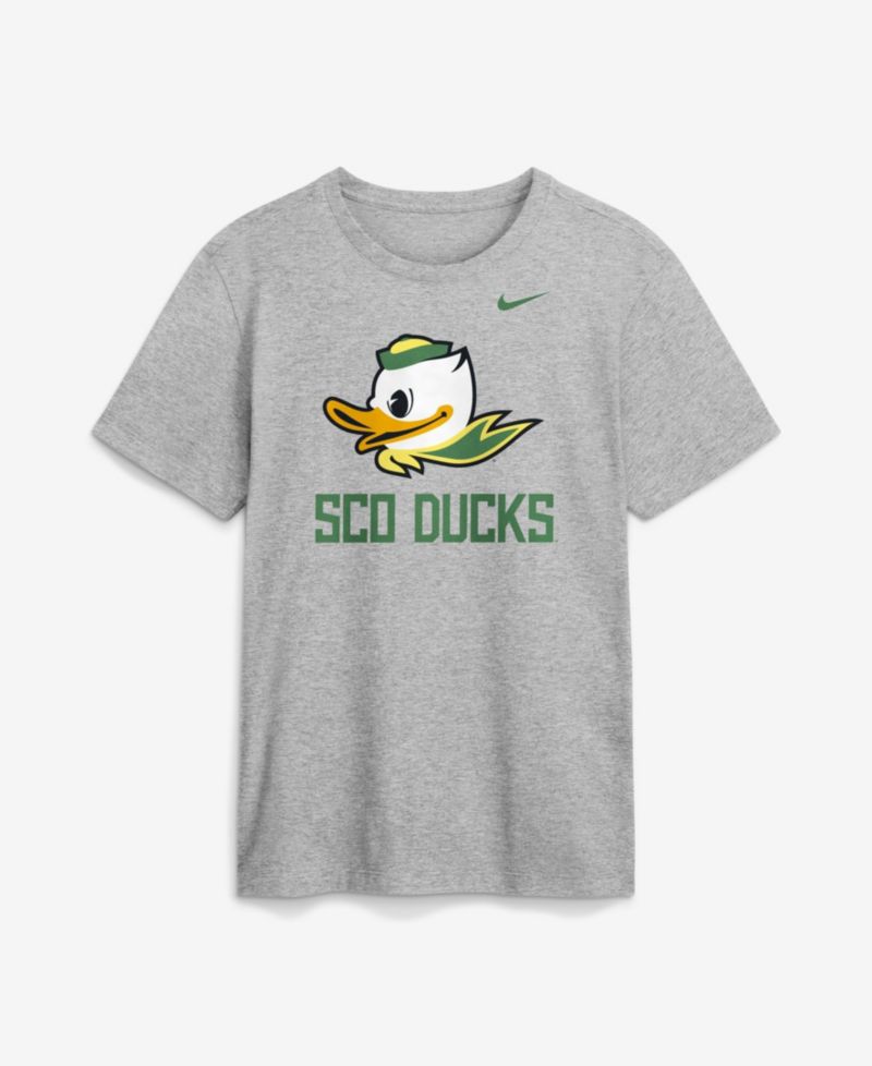 Men's Gray Oregon Ducks Primetime Logo Mantra T-Shirt