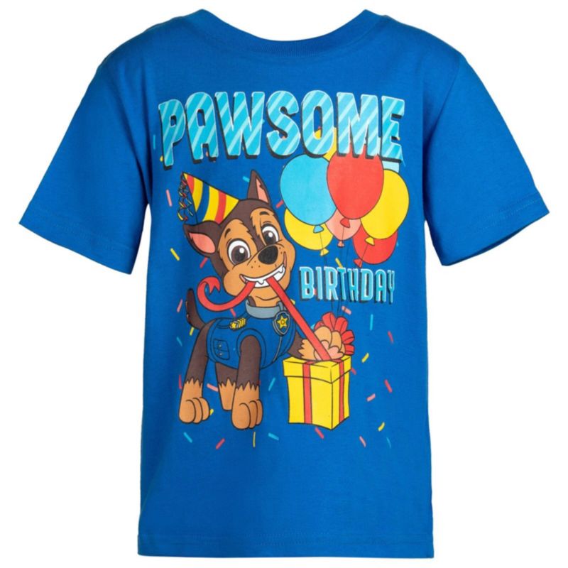 Nickelodeon Chase Birthday Boys Graphic T-Shirt Toddler| Child